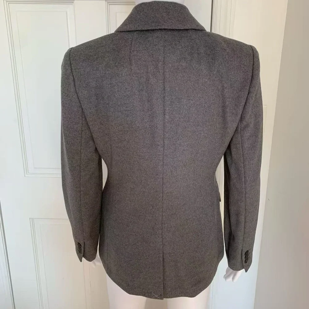 J. Crew Devon Blazer In Drapery Flannel Graphite - Picture 3 of 6
